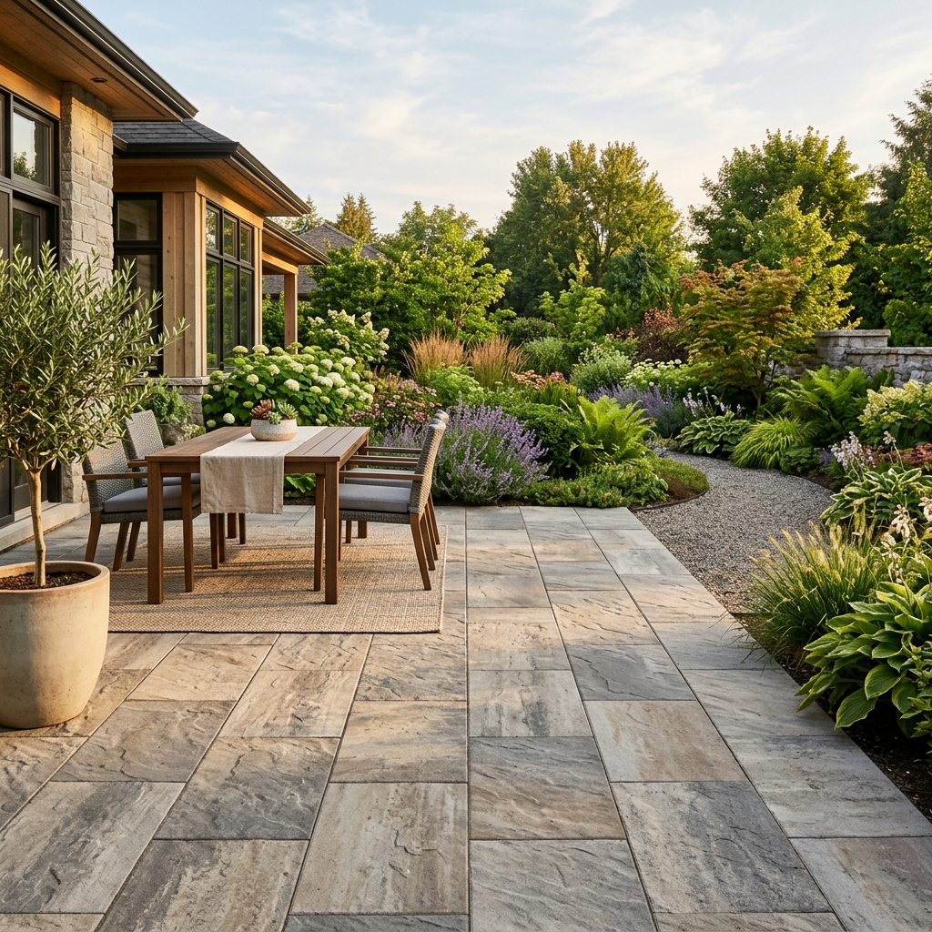 Outdoor patio pavers